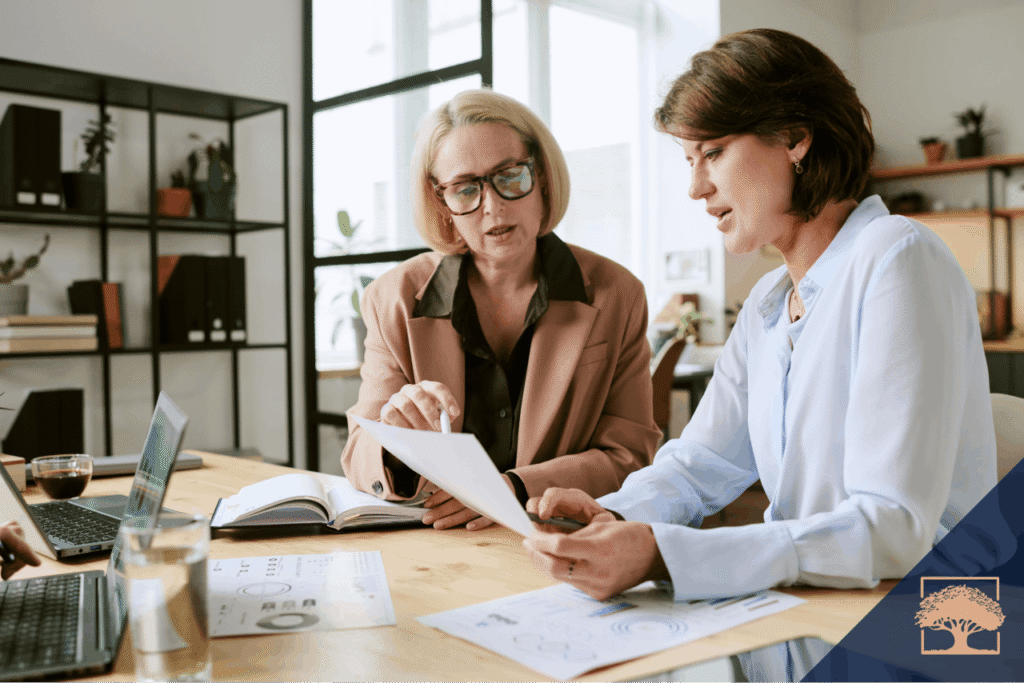 Mid-year tax planning strategies checklist with financial planning calendar and year-end review notes.